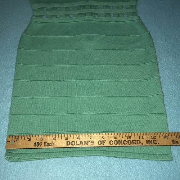 2B BEBE mini tank “sugar mint” dress with cut outs NEW size S - Picture 6 of 10